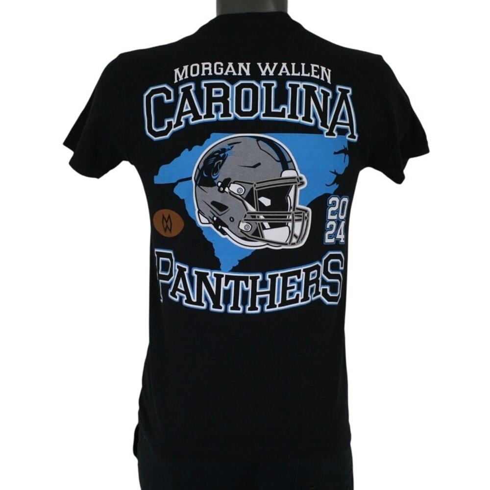 NEW Morgan Wallen Carolina Panthers NFL Collaboration T-Shirt Size Small